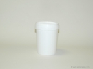 PP-Leergebinde mit Deckel, wei, 1 Liter