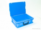   Cleaning Suitcase with Lid, made of PP, blue  