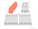 Drucktampon Nr. 65/120, hohl