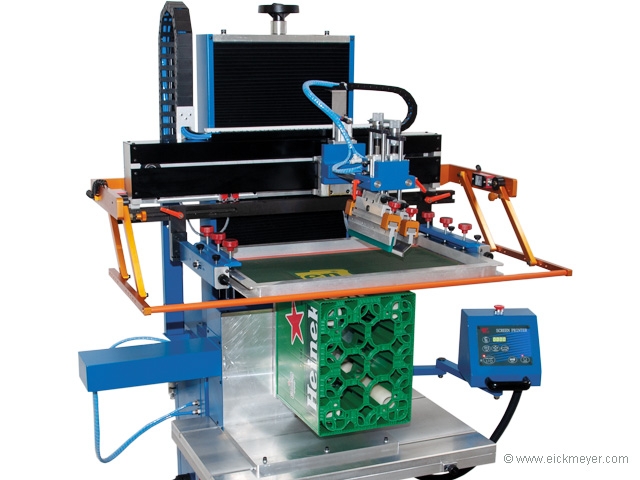 Halbautomatische Siebdruckmaschine TIC SFM 650 DHE + Wendung