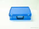   Cleaning Suitcase with Lid, made of PP, blue  